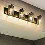 2_Beckett 34" Wide Matte Black 4-Light Bath Light