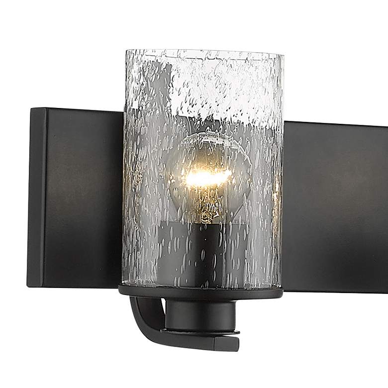 Image 3 Beckett 34" Wide Matte Black 4-Light Bath Light more views