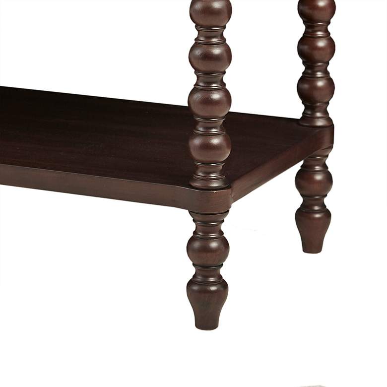 Image 5 Beckett 36"W Dark Morocco Brown Wood 2-Drawer Accent Chest more views
