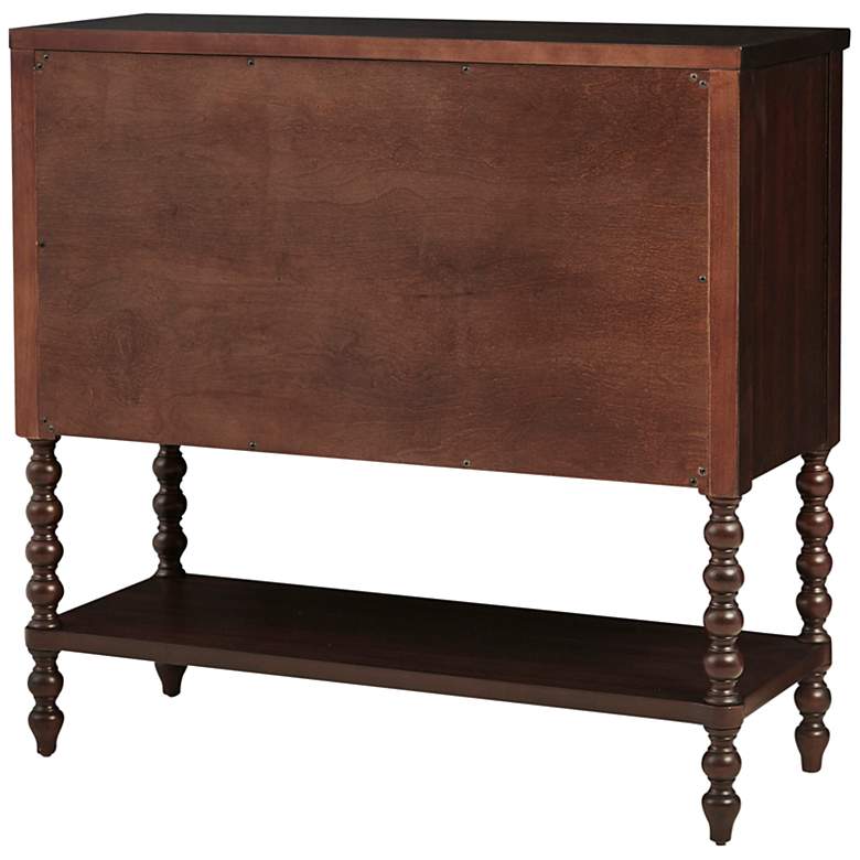 Image 6 Beckett 36 inchW Dark Morocco Brown Wood 2-Drawer Accent Chest more views