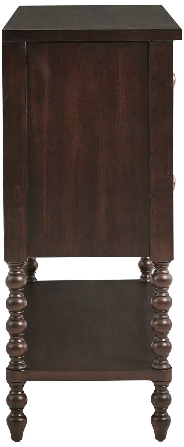 Beckett 36"W Dark Morocco Brown Wood 2-Drawer Accent Chest