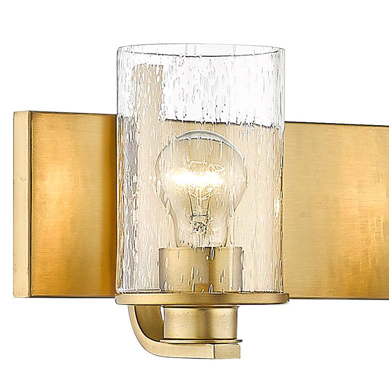 Image 4 Beckett 42" Wide Olde Brass 5-Light Bath Light more views