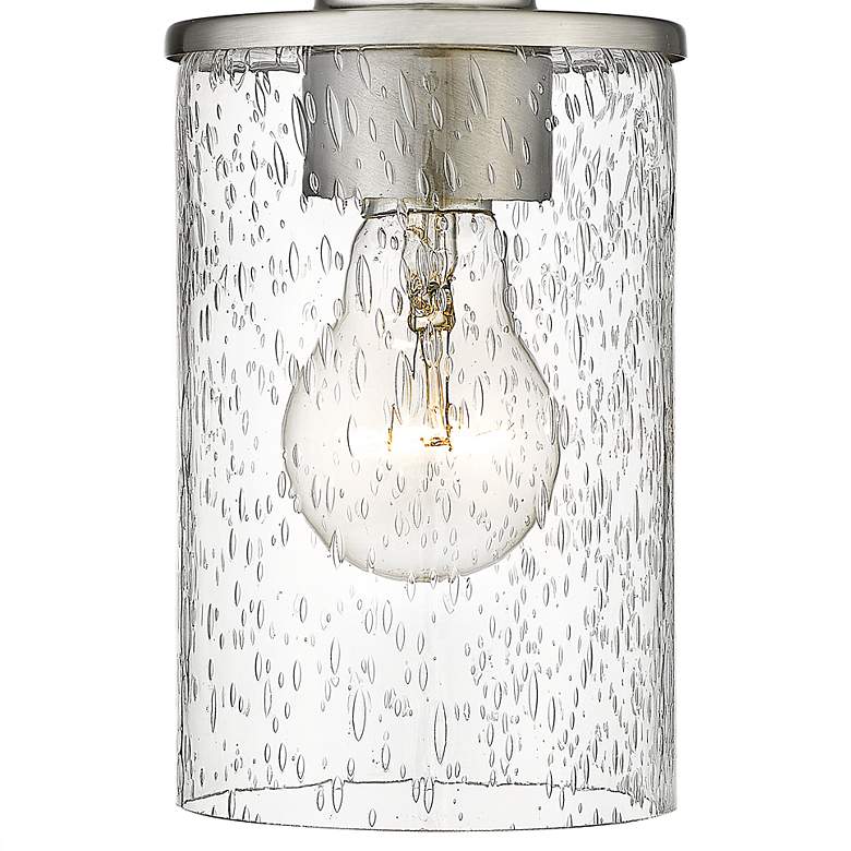 Image 3 Beckett 5 1/4" Wide Brushed Nickel Mini Pendant more views