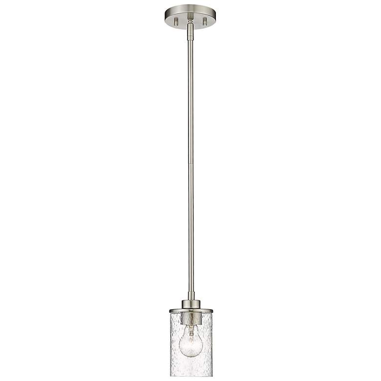 Image 5 Beckett 5 1/4" Wide Brushed Nickel Mini Pendant more views