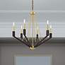 Thumbnail1 of Beckett 6 Light Satin Brass and Bronze Chandelier