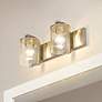 2_Beckett 7 1/4" High Brushed Nickel 2-Light Wall Sconce