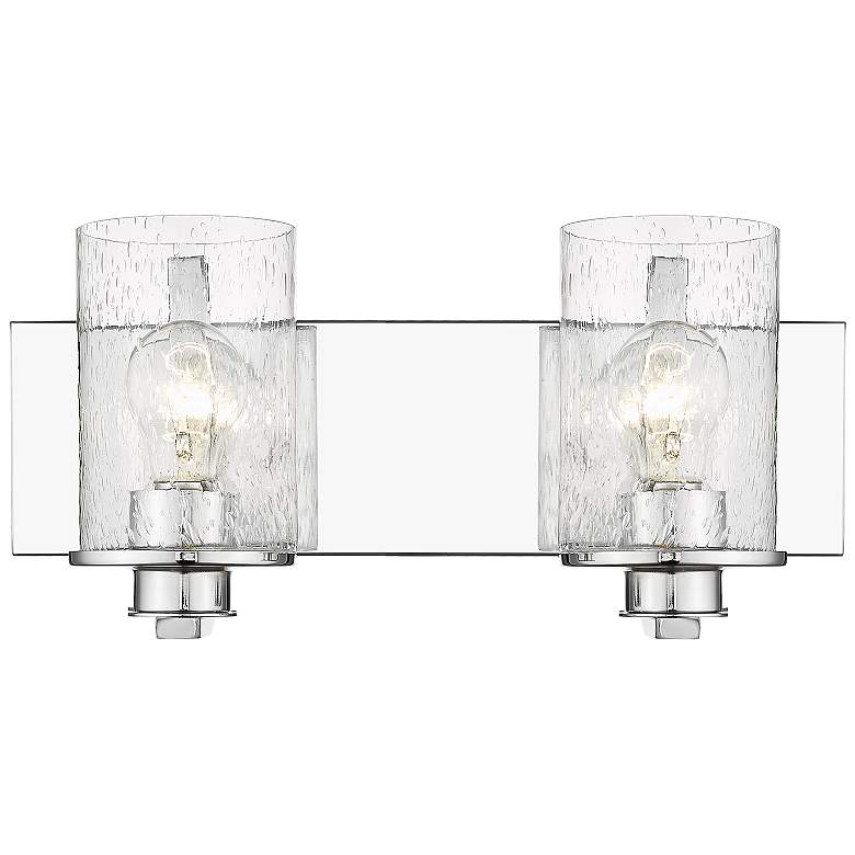 Image 5 Beckett 7 1/4" High Chrome 2-Light Wall Sconce more views