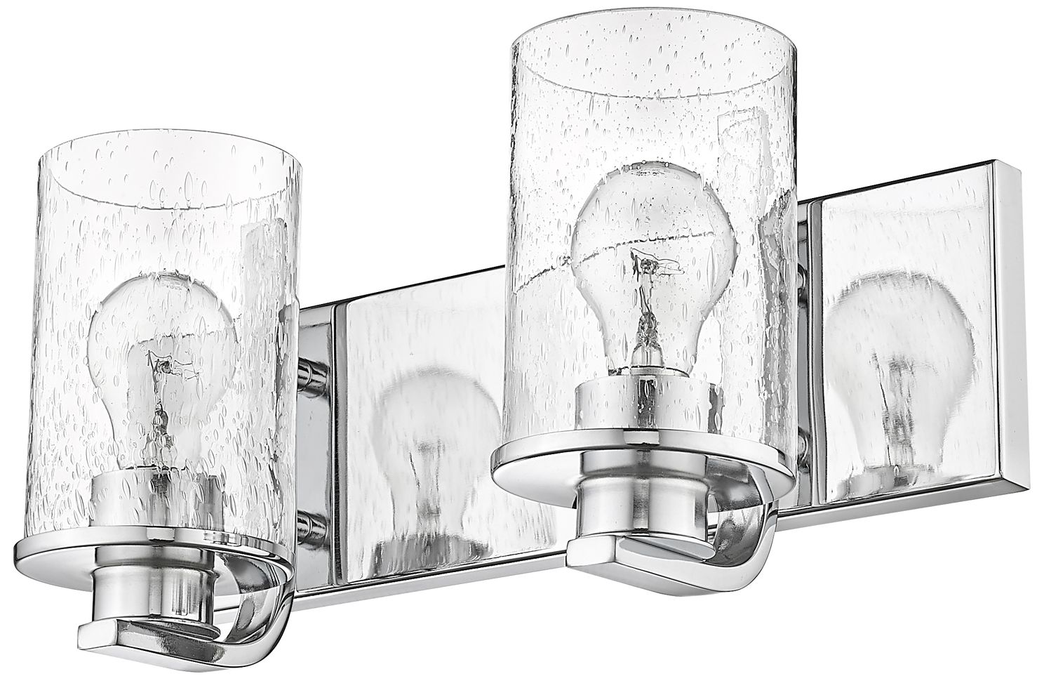 Beckett 7 1/4" High Chrome 2-Light Wall Sconce