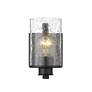 5_Beckett 7 1/4" High Matte Black Wall Sconce more views
