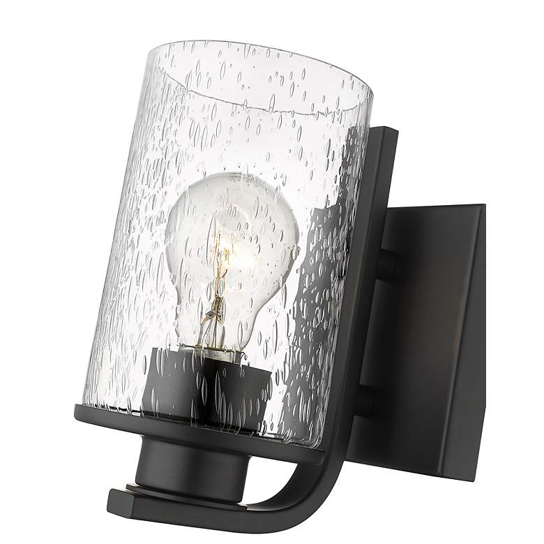Image 7 Beckett 7 1/4" High Matte Black Wall Sconce more views