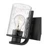 7_Beckett 7 1/4" High Matte Black Wall Sconce more views