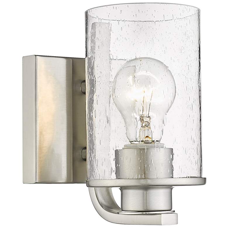 Image 1 Beckett by Z-Lite Brushed Nickel 1 Light Wall Sconce