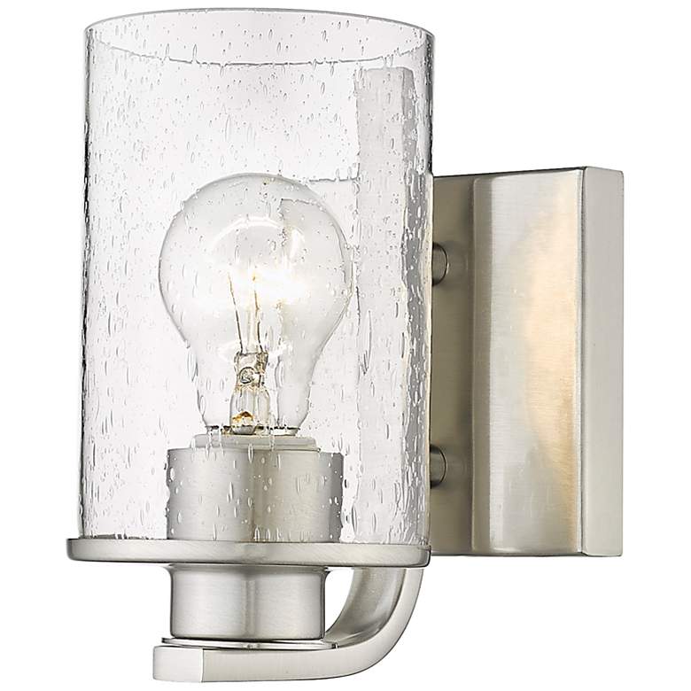 Image 2 Beckett by Z-Lite Brushed Nickel 1 Light Wall Sconce
