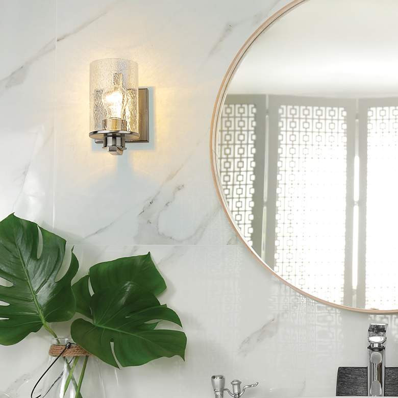 Image 3 Beckett by Z-Lite Brushed Nickel 1 Light Wall Sconce more views