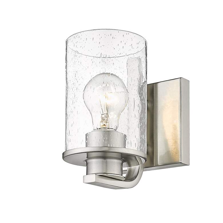 Image 6 Beckett by Z-Lite Brushed Nickel 1 Light Wall Sconce more views