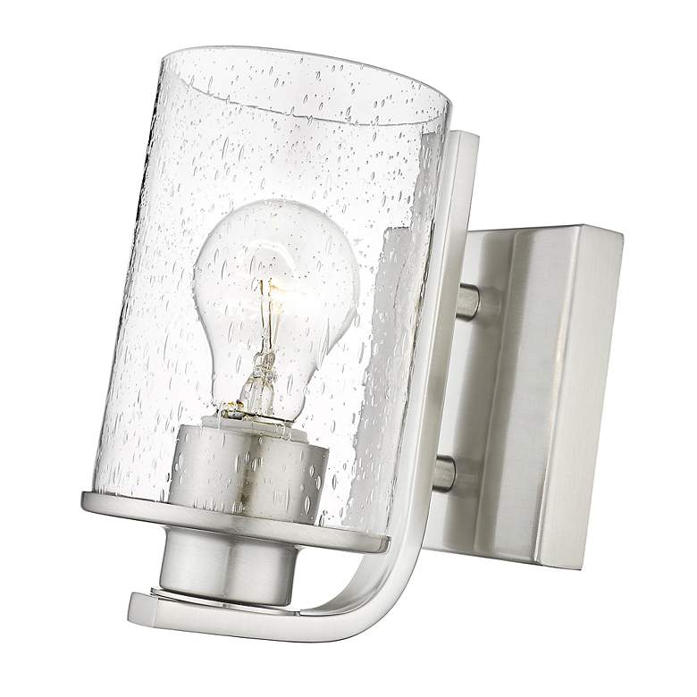Image 7 Beckett by Z-Lite Brushed Nickel 1 Light Wall Sconce more views