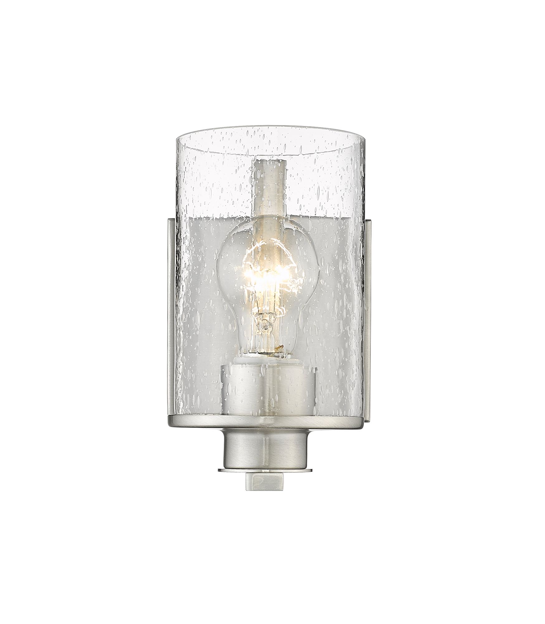 Image 5 Beckett by Z-Lite Brushed Nickel 4.5 inch 1 Light Wall Sconce more views