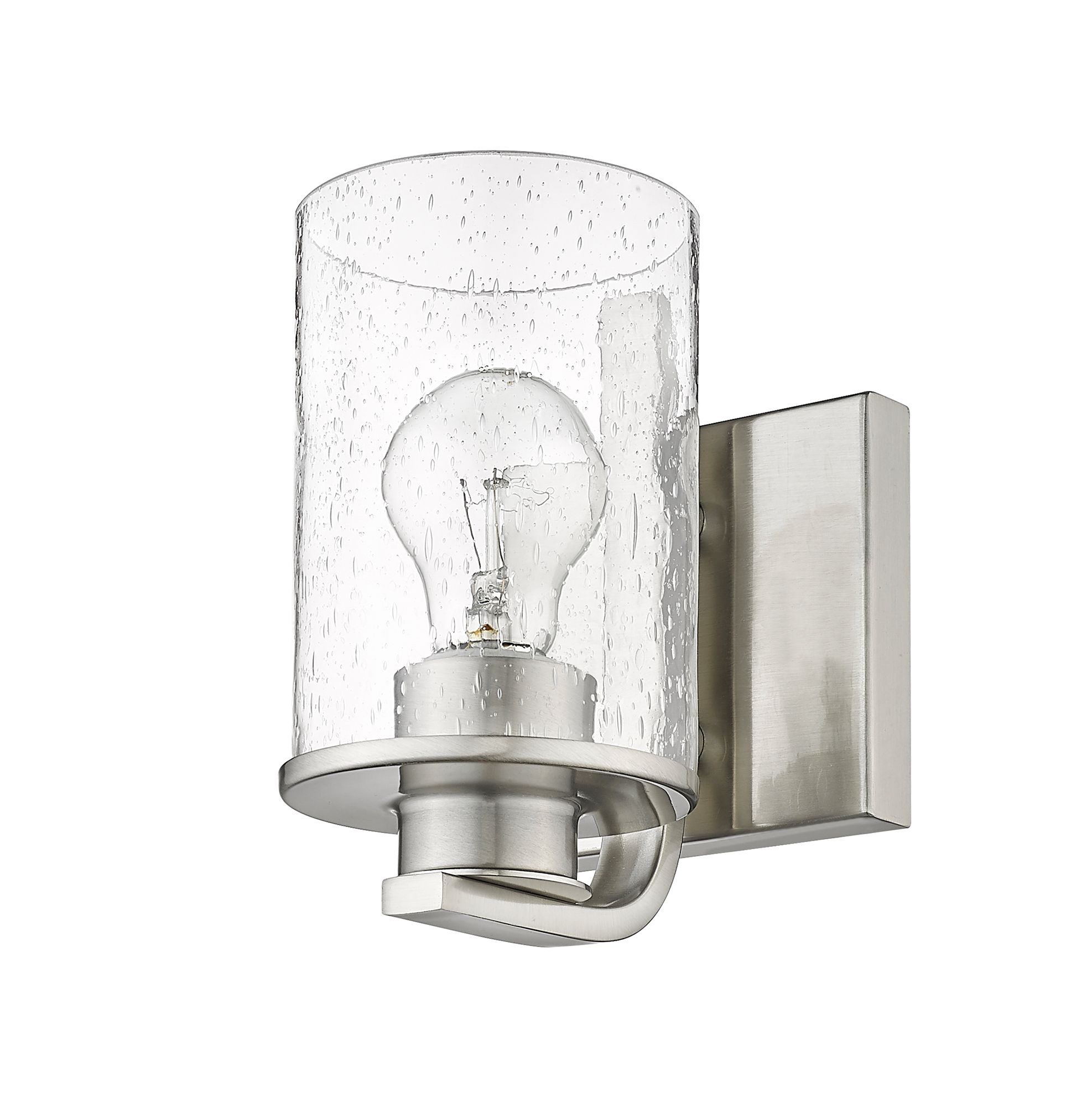 Beckett by Z-Lite Brushed Nickel 4.5 inch 1 Light Wall Sconce