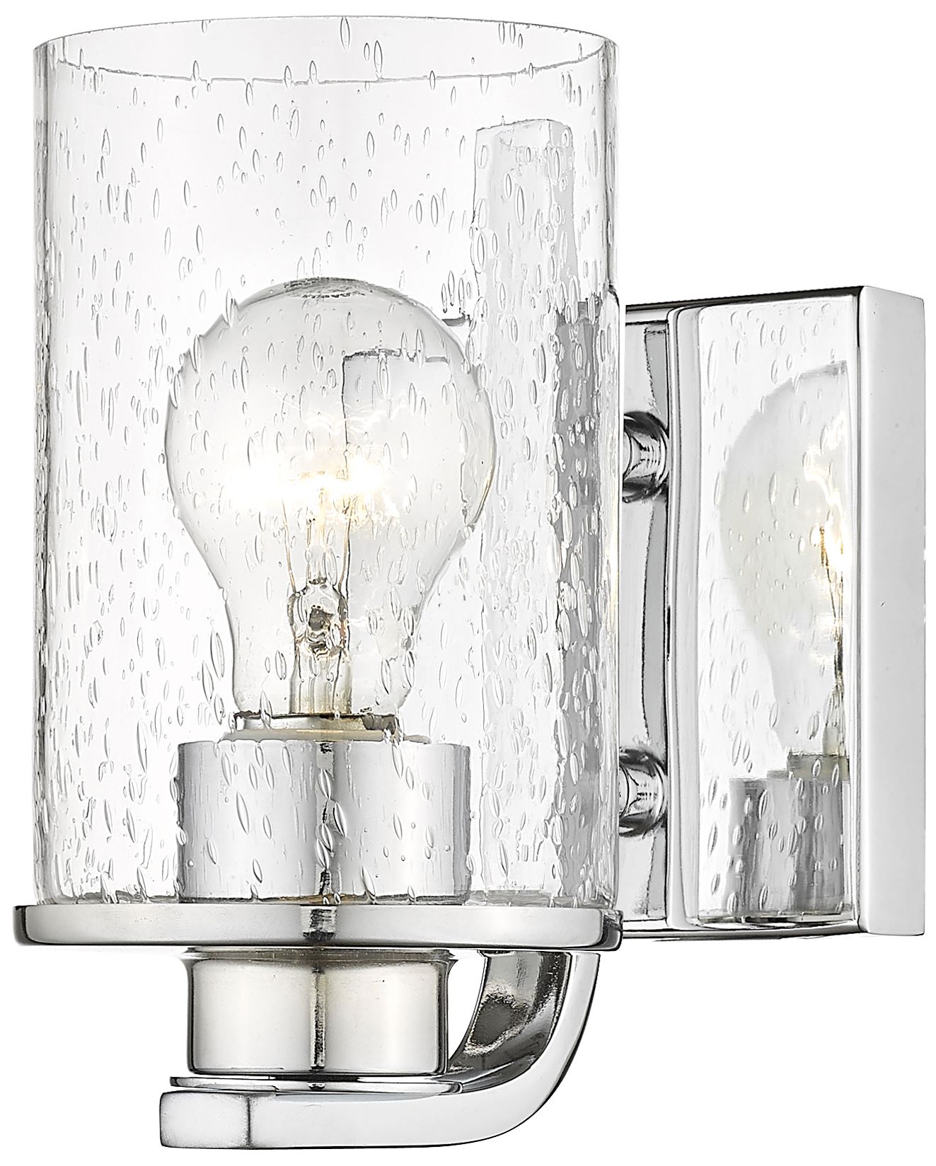 Image 3 Beckett by Z-Lite Chrome 4.5 inch 1 Light Wall Sconce