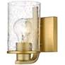 2_Beckett by Z-Lite Olde Brass 1 Light Wall Sconce