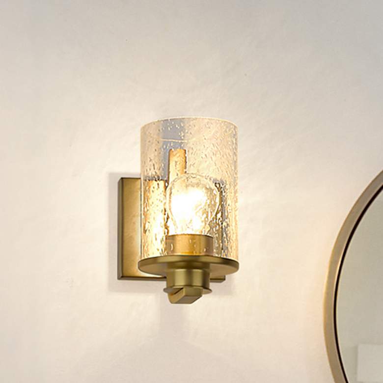 Image 1 Beckett by Z-Lite Olde Brass 1 Light Wall Sconce