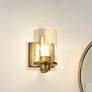 1_Beckett by Z-Lite Olde Brass 1 Light Wall Sconce