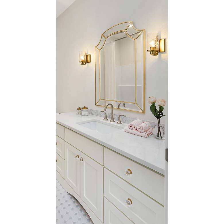 Image 4 Beckett by Z-Lite Olde Brass 1 Light Wall Sconce more views