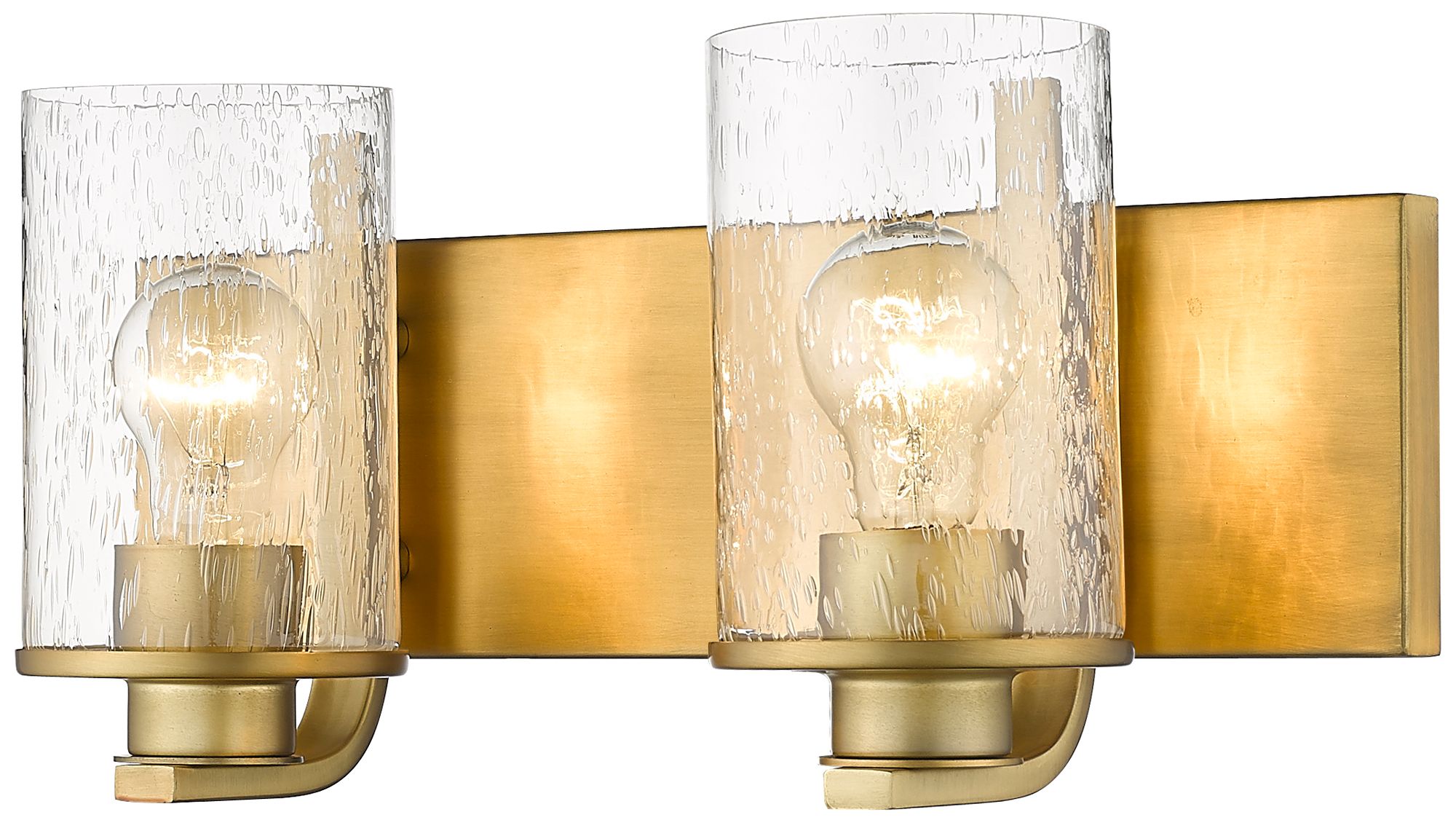 Beckett by Z-Lite Olde Brass 16 inch 2 Light Vanity