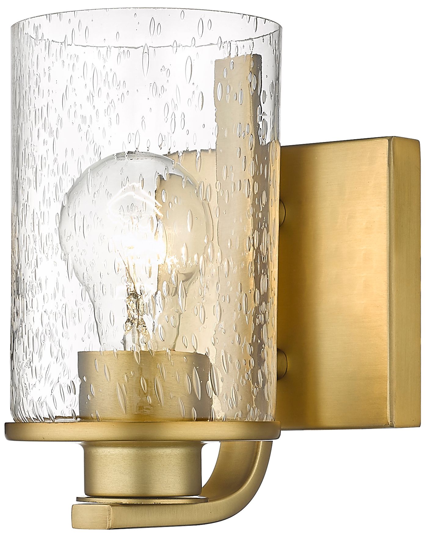 Beckett by Z-Lite Olde Brass 4.5 inch 1 Light Wall Sconce