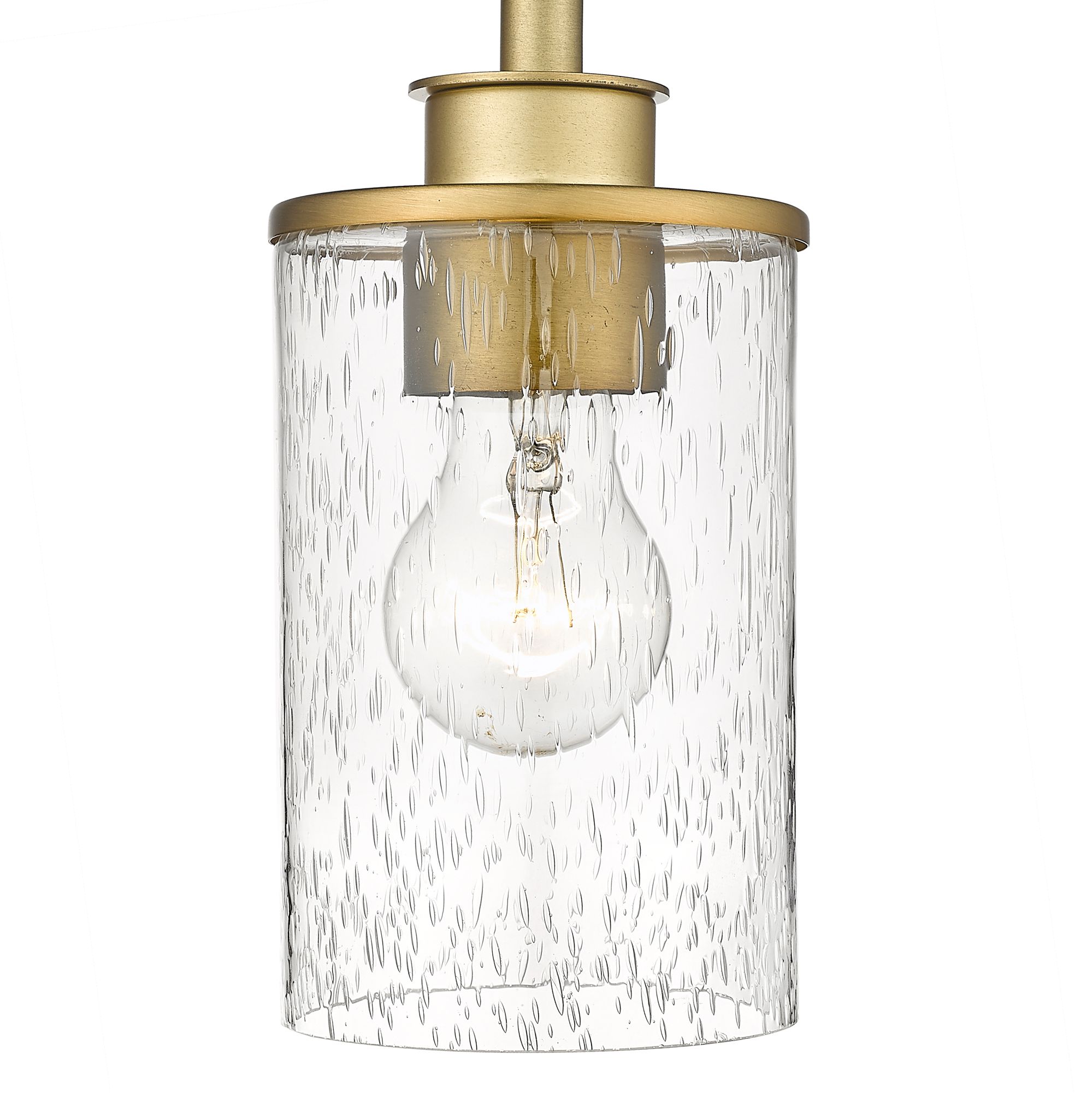 Image 3 Beckett by Z-Lite Olde Brass 5.25 inch 1 Light Mini Pendant more views