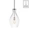 Beckett Everly 8 3/4" Wide Glass Mini Pendant with Dimmer