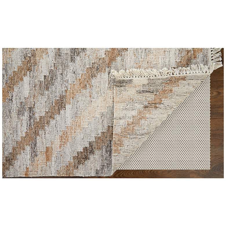 Image 4 Beckett Geometric Flatweave Ivory Area Rug 0724F 5' x 8' more views