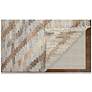 Thumbnail4 of Beckett Geometric Flatweave Ivory Area Rug 0724F 5' x 8' more views