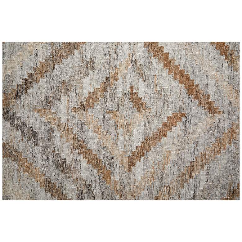 Image 6 Beckett Geometric Flatweave Ivory Area Rug 0724F 5' x 8' more views