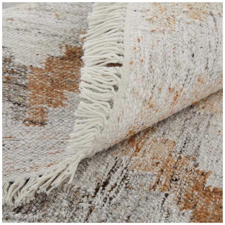 Image 7 Beckett Geometric Flatweave Ivory Area Rug 0724F 5' x 8' more views