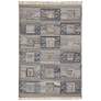 Beckett Moroccan Flatweave Gray Area Rug 0816F 5' x 8'