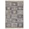 Beckett Moroccan Flatweave Gray Area Rug 0816F 5' x 8'
