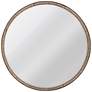 Beckett Reclaimed Natural Galvanized 36" Round Wall Mirror