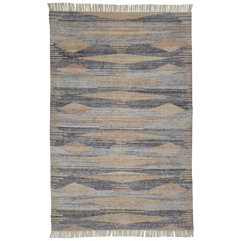 Image 1 Beckett Transitional Moroccan Flatweave Gray Area Rug 0815F