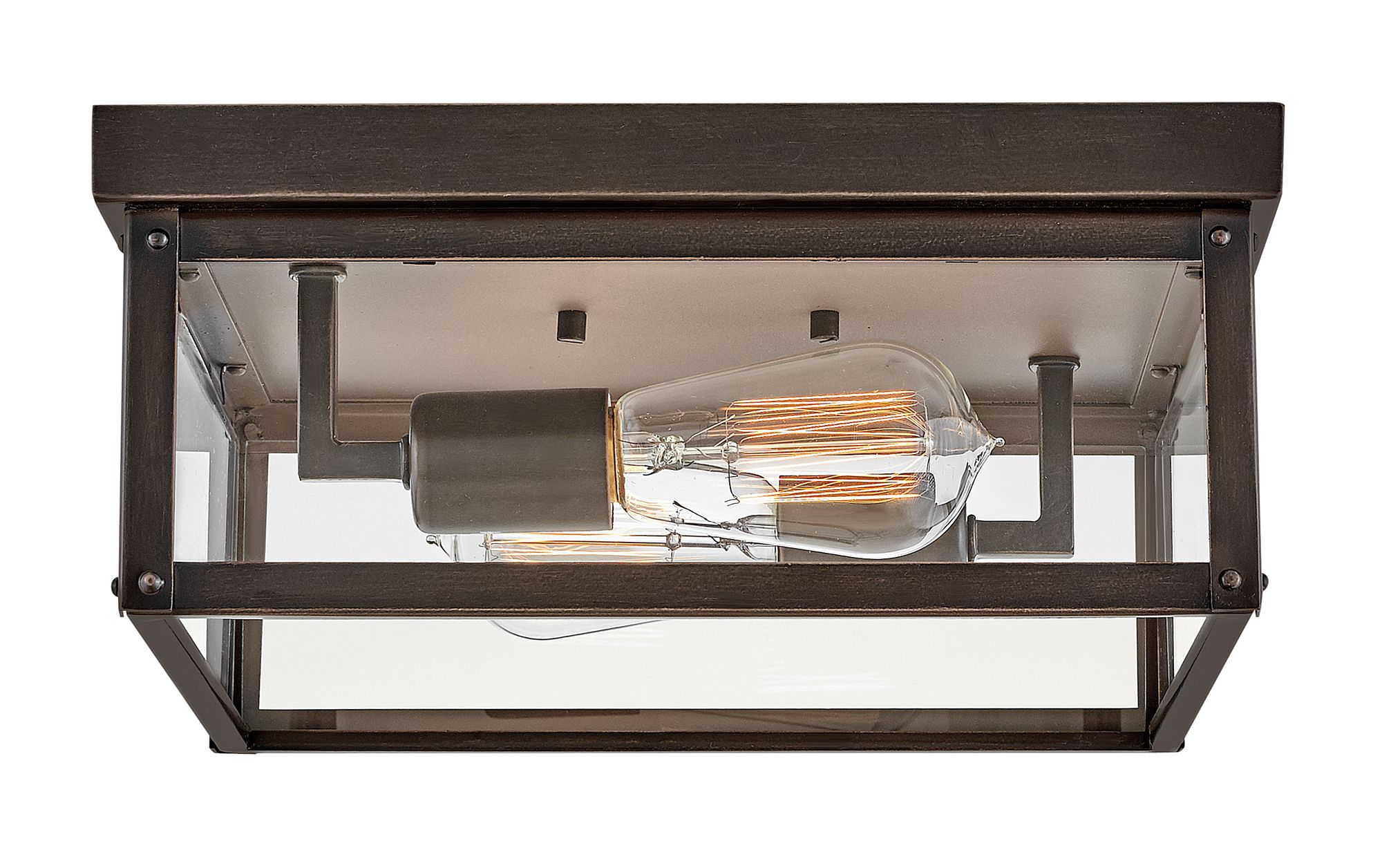 Image 5 Beckham 12" Wide Oil-Rubbed Bronze Outdoor Ceiling Light more views