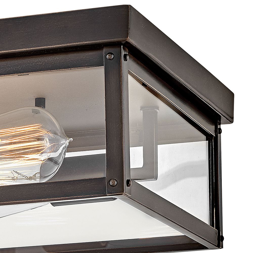 Image 7 Beckham 12" Wide Oil-Rubbed Bronze Outdoor Ceiling Light more views