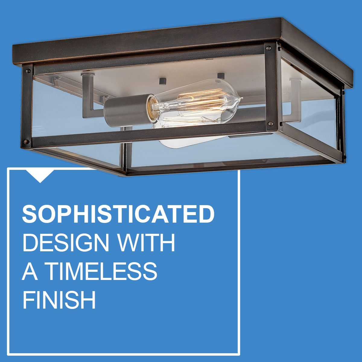 Beckham 12" Wide Oil-Rubbed Bronze Outdoor Ceiling Light