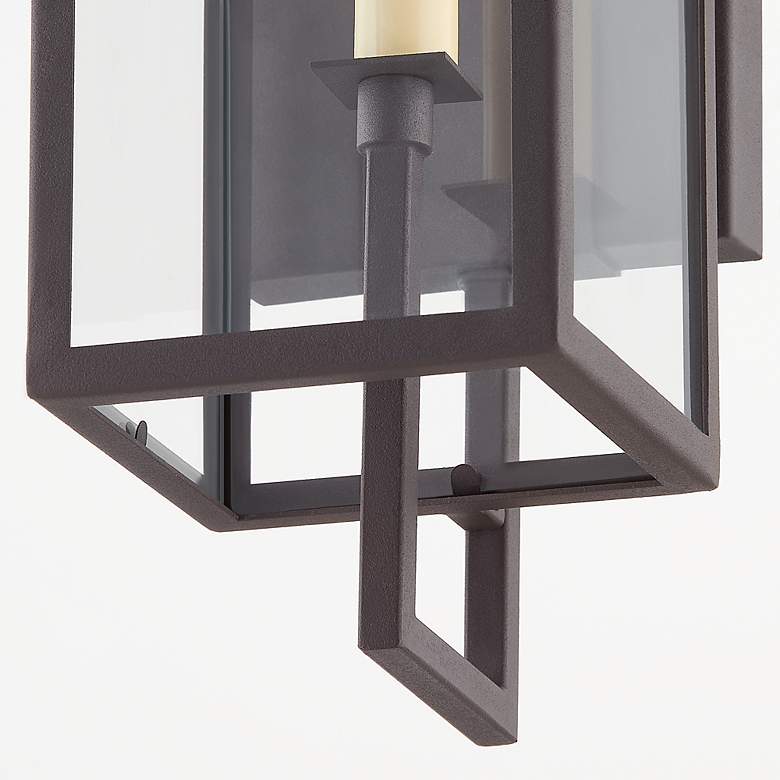 Image 4 Beckham 16 1/2" High Textured Bronze Outdoor Wall Light more views