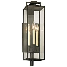 Image1 of Beckham 21 1/2" High Forged Iron Outdoor Wall Light