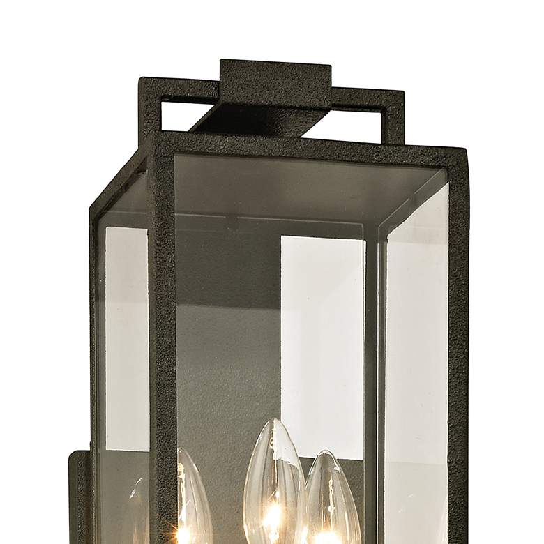 Image 2 Beckham 21 1/2" High Forged Iron Outdoor Wall Light more views