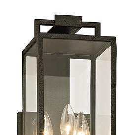 Image2 of Beckham 21 1/2" High Forged Iron Outdoor Wall Light more views