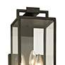 Thumbnail2 of Beckham 21 1/2" High Forged Iron Outdoor Wall Light more views