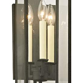 Image3 of Beckham 21 1/2" High Forged Iron Outdoor Wall Light more views