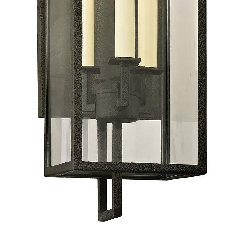 Image 4 Beckham 21 1/2" High Forged Iron Outdoor Wall Light more views