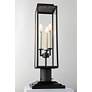 3_Beckham 23 3/4" High Forged Iron 3-Light Outdoor Post Light more views